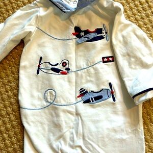Mayoral boys airplane onesie - size 1-2 months in excellent condition!